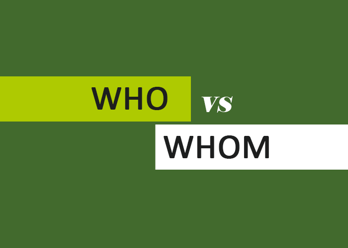 Who vs. Whom