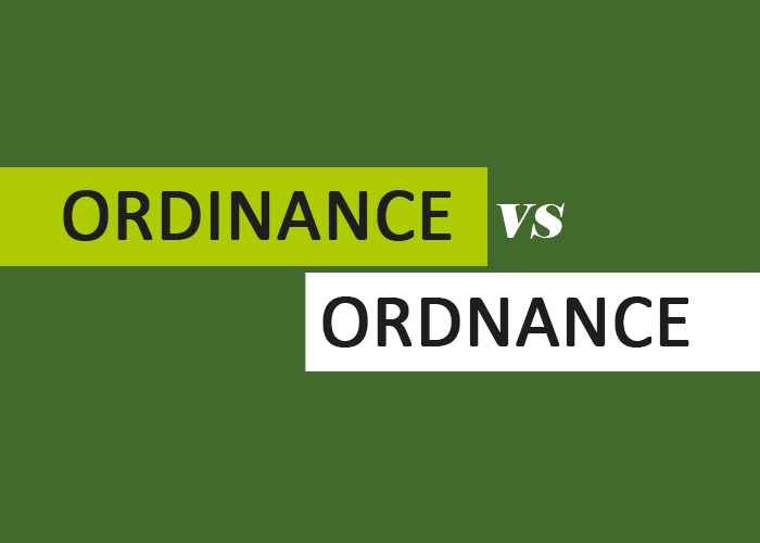 ordinance-vs-ordnance